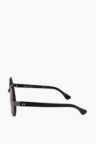 DRIES VAN NOTEN 메탈 디테일 라운드 선글라스