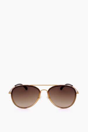 DRIES VAN NOTEN Aviator Sunglasses with Gradient Lenses
