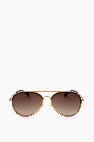 DRIES VAN NOTEN Aviator Sunglasses with Gradient Lenses