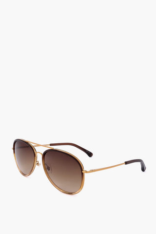 DRIES VAN NOTEN Aviator Sunglasses with Gradient Lenses