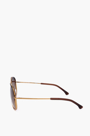 DRIES VAN NOTEN Aviator Sunglasses with Gradient Lenses