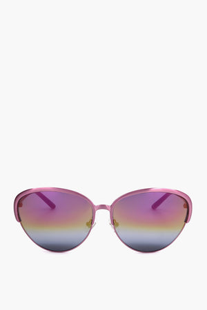 MATTHEW WILLIAMSON Clubmaster Sunglasses with Multicolor Lenses