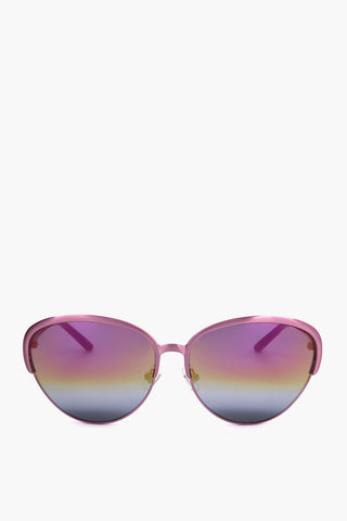 MATTHEW WILLIAMSON Occhiali da Sole Clubmaster con Lenti Multicolor