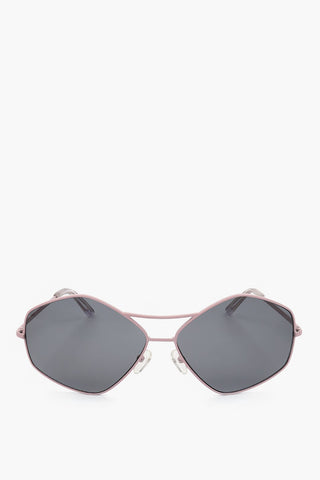 DRIES VAN NOTEN Fünfeckige Sonnenbrille mit Doppelsteg