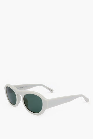 DRIES VAN NOTEN Oval Sunglasses with See-Through Frame
