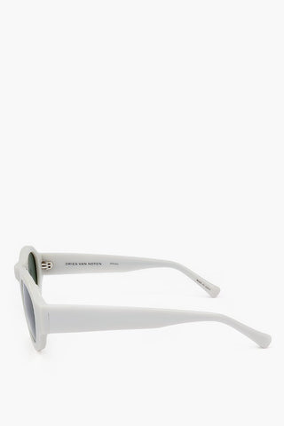 DRIES VAN NOTEN Oval Sunglasses with See-Through Frame