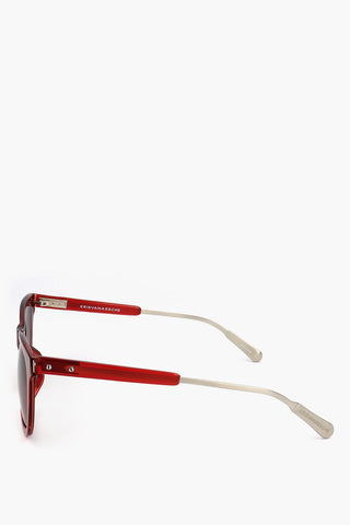 KRIS VAN ASSCHE Wayfarer Sunglasses with Gradient Lenses