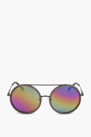 MATTHEW WILLIAMSON Round Sunglasses with Multicolor Lenses