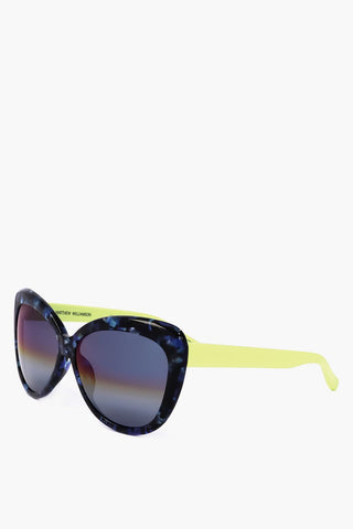 MATTHEW WILLIAMSON Butterfly Sunglasses with Tortoiseshell Effect