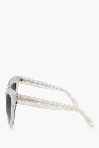 ERDEM Butterfly Sunglasses with Lace-Effect Frame