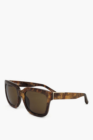 PHILLIP LIM Wayfarer-Sonnenbrille mit marmorierter Fassung