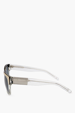 PHILLIP LIM Occhiali da Sole Wayfarer con Dettaglio Effetto Legno