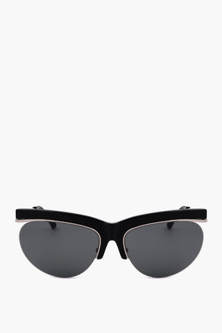 DRIES VAN NOTEN Clubmaster Sunglasses with V Bridge