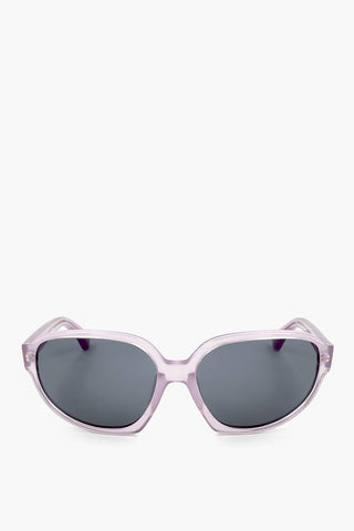 DRIES VAN NOTEN Cat-eye Sunglasses with Transparent Frame