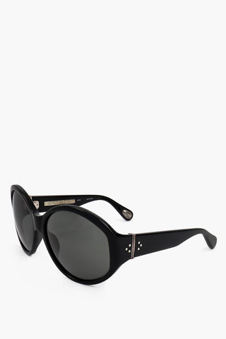 ANN DEMEULEMEESTER Round Oversized Sunglasses