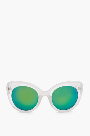 ERDEM Cat-Eye Sunglasses with Iridescent Lenses