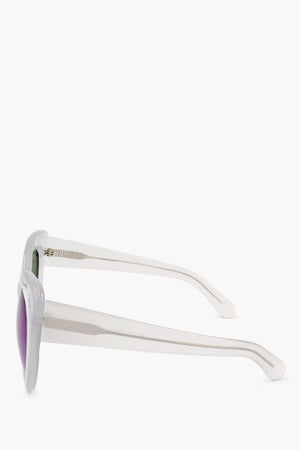 ERDEM Cat-Eye Sunglasses with Iridescent Lenses