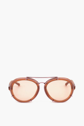 PHILLIP LIM Occhiali da Sole Aviator con Ponte in Metallo