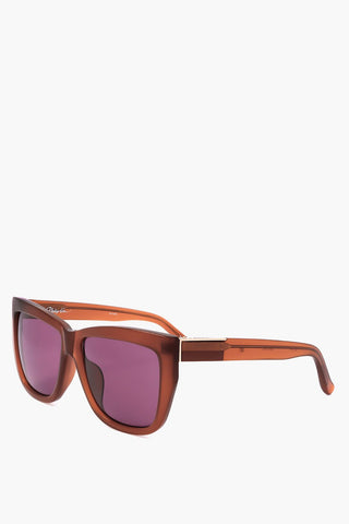 PHILLIP LIM Rectangular Sunglasses with See-Through Frame