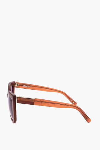 PHILLIP LIM Rectangular Sunglasses with See-Through Frame