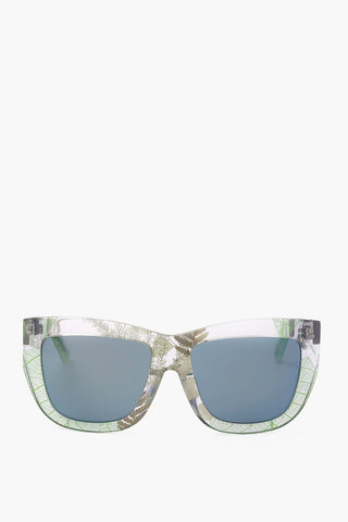 PHILLIP LIM Wayfarer-Sonnenbrille mit botanischem Muster