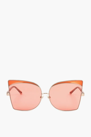 NO 21 Butterfly-Sonnenbrille mit Metallfassung