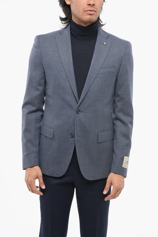 CC COLLECTION Blazer aus reiner Wolle RESET mit Pattentaschen