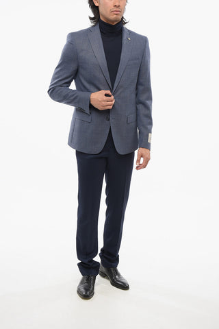 CC COLLECTION Blazer aus reiner Wolle RESET mit Pattentaschen