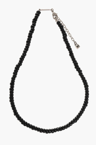 Metal Necklace with Resin Beads