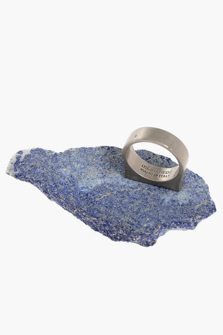 Metal Ring with Lapislazzuli Stone