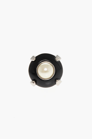Metal Pin with Central Bead