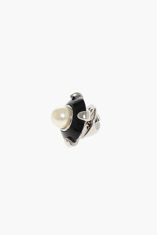 Metal Pin with Central Bead