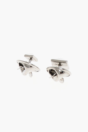 Set of 2 Silver-Tone Metal Pins D2 CLASSIC