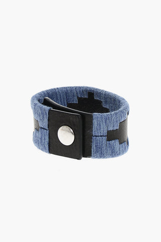Embroidered Leather ENDLESS JOURNEY Bracelet