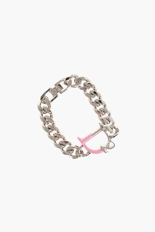 Brass D2 STATEMENT Bracelet with Enamelled Detail
