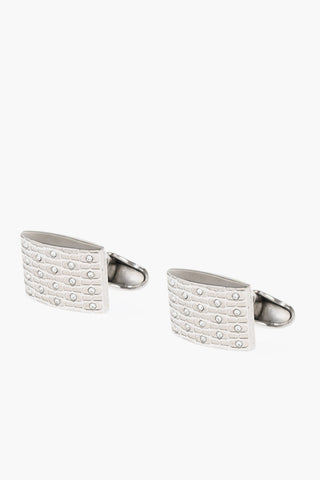 Gemelli In Metallo Lavorati Con Swarovski