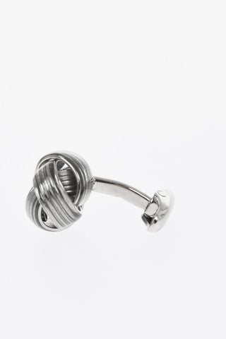 Gemelli In Ottone Con Design Intrecciato