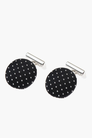 Dotted Silk Lapel Brooch
