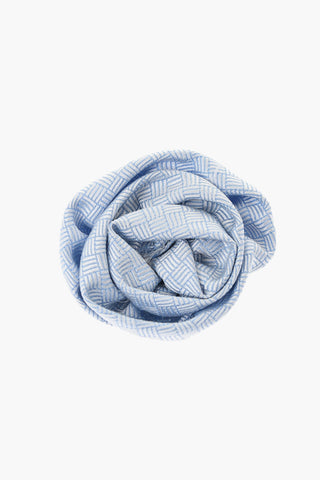 Embroidered Silk Lapel Brooch