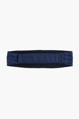 Solid Color Silk Sash Belt