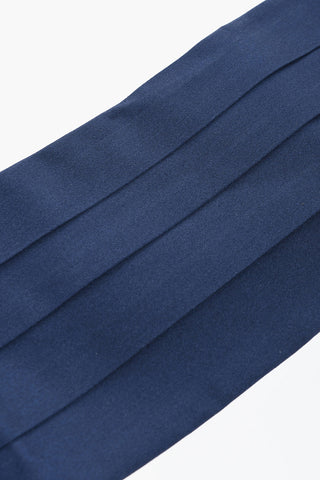 Solid Color Silk Sash Belt