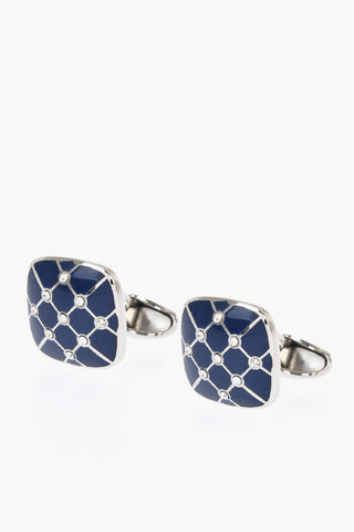  Gemelli In Ottone Smaltati Con Swaroski 