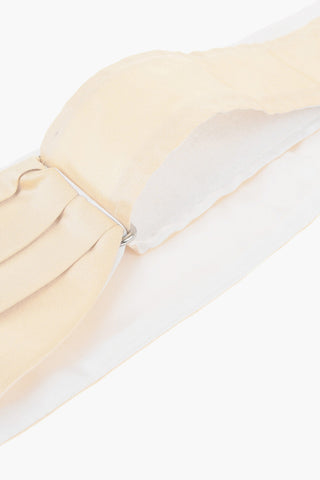 Solid Color Silk Sash Belt