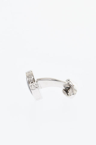 Brass Cufflinks With Crystals