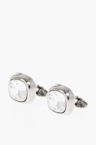 Gemelli In Ottone Con Cristalli