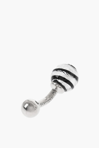 Crystal Round Cufflinks