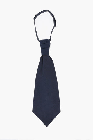 Embroidered Silk Ascot Tie