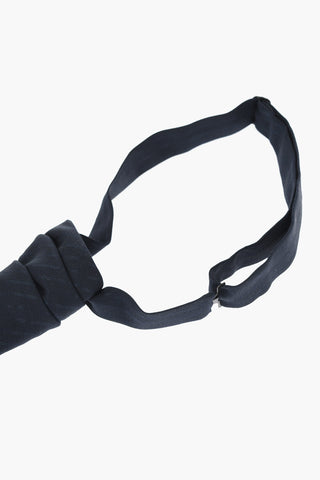 Wool Ascot Tie With Tone-On-Tone Stripes