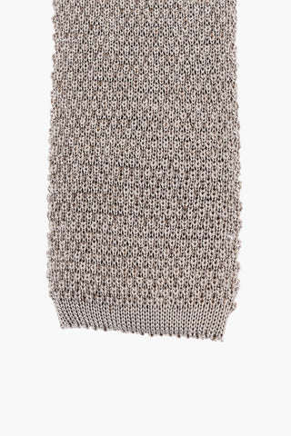 Cravatta in Maglia in Misto Lino