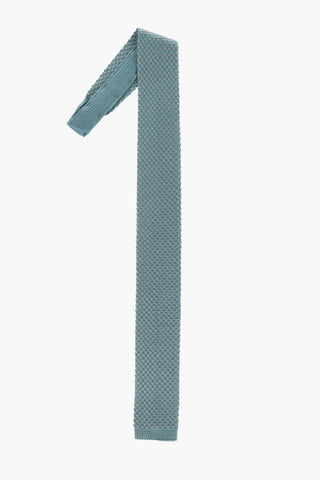 Cravatta in Maglia di Seta Jacquard